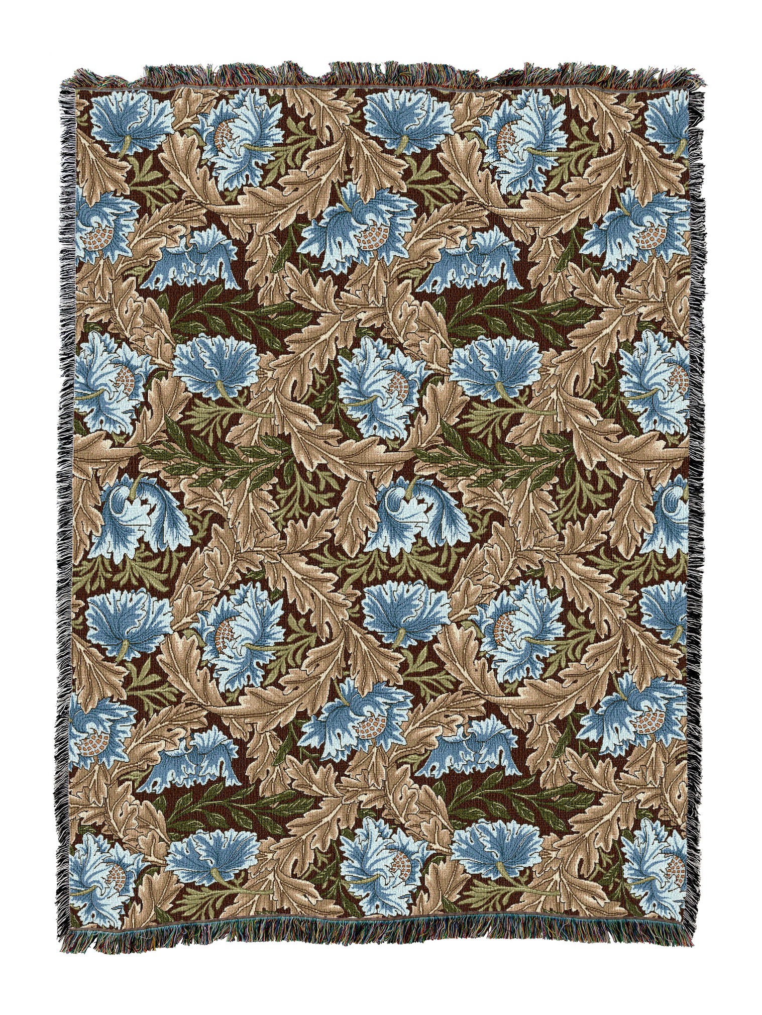 William Morris Wreath Blanket