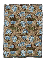 William Morris Wreath Blanket