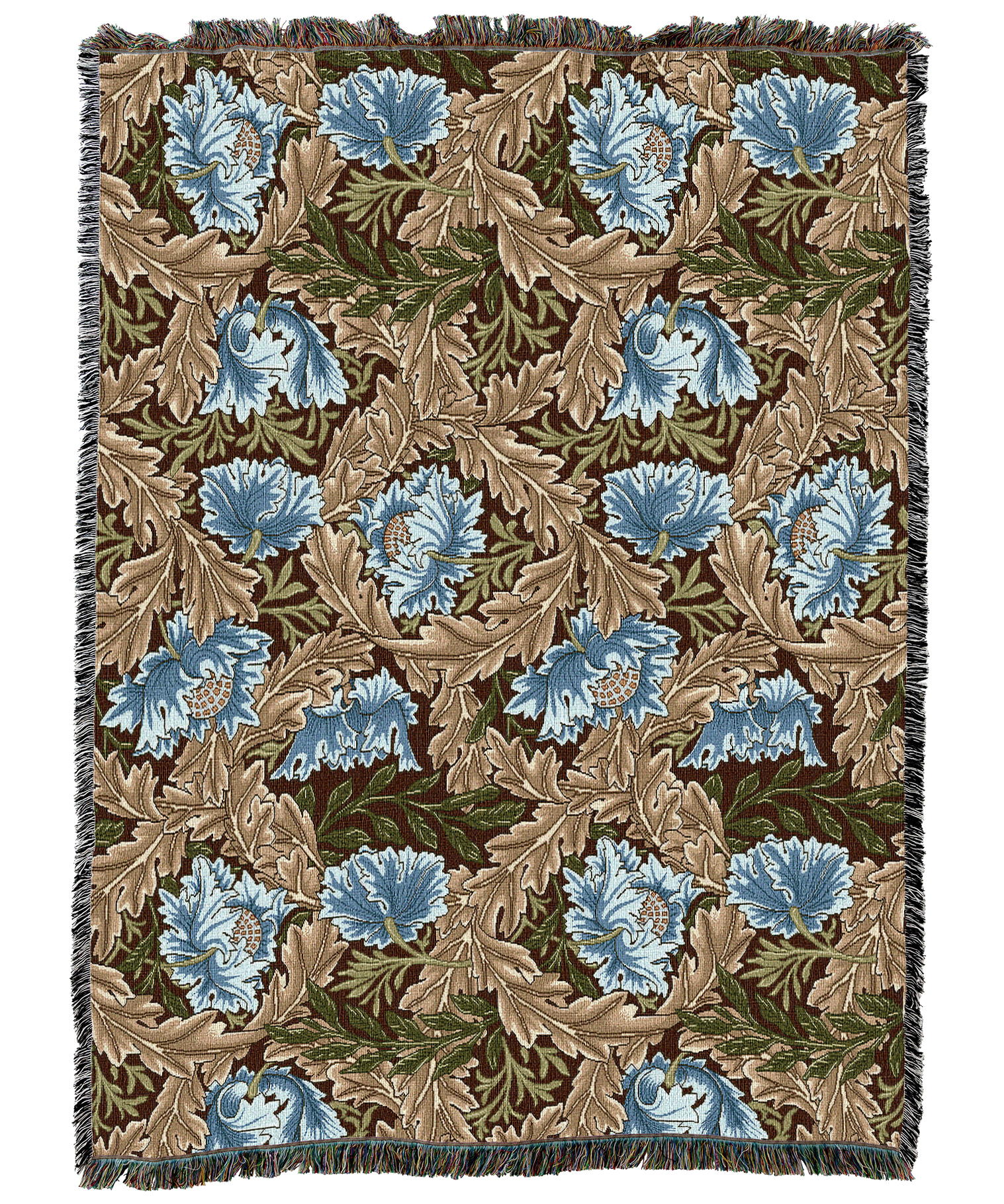 William Morris Wreath Blanket