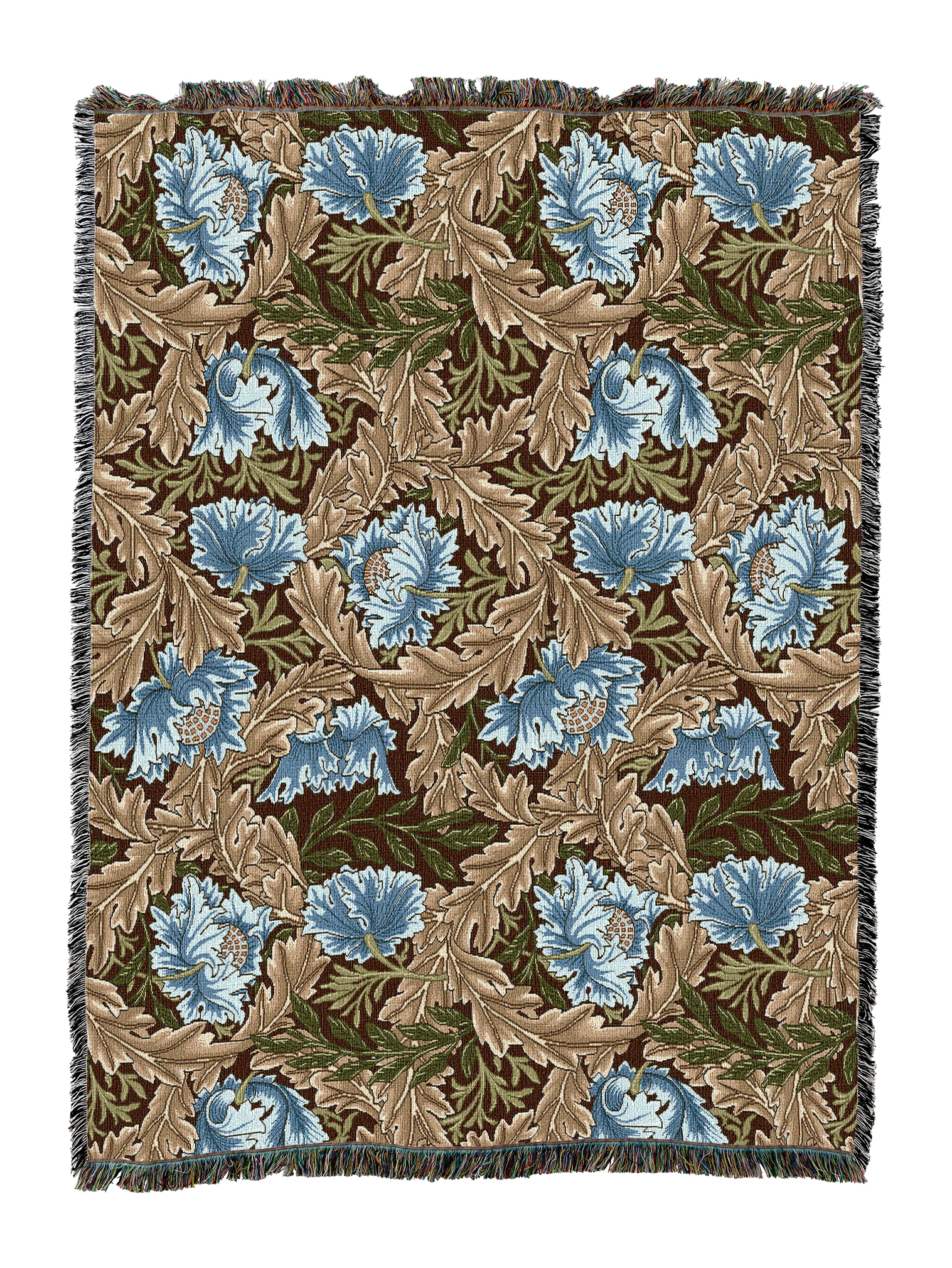 William Morris Wreath Blanket