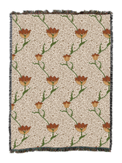 William Morris Garden Tulip Blanket