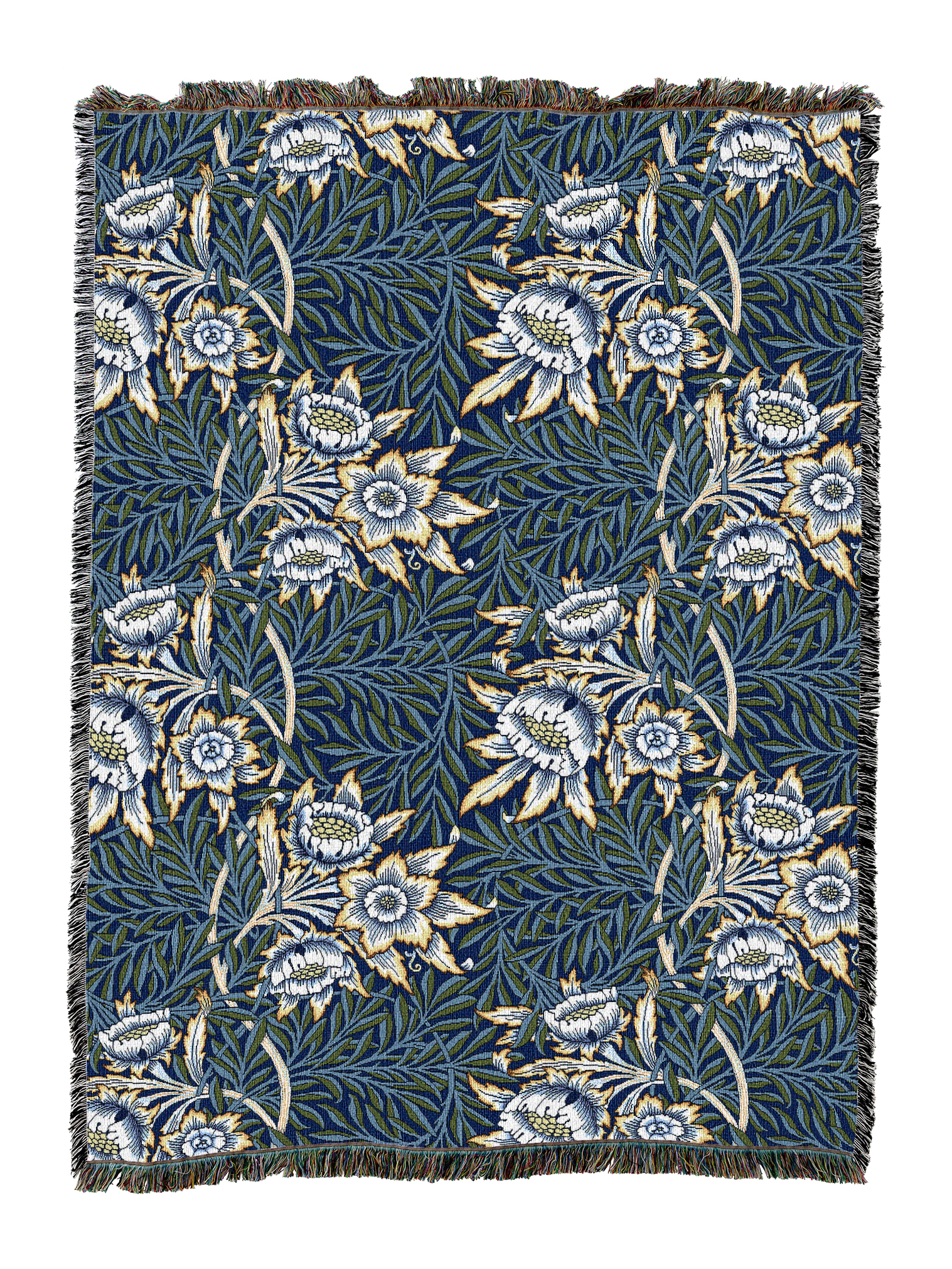 William Morris Tulip And Willow Blanket