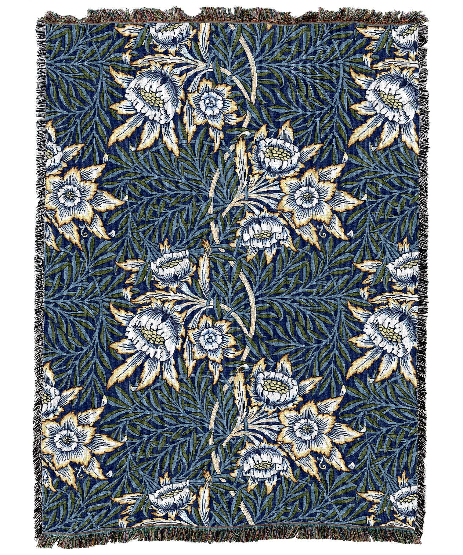 William Morris Tulip and Willow Blanket