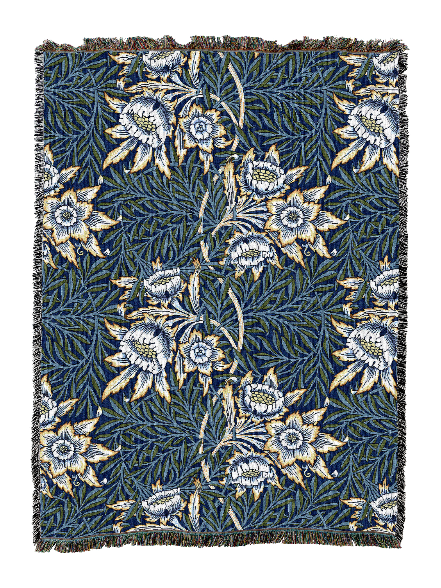 William Morris Tulip and Willow Blanket