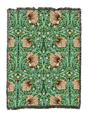 William Morris Pimpernel Blanket