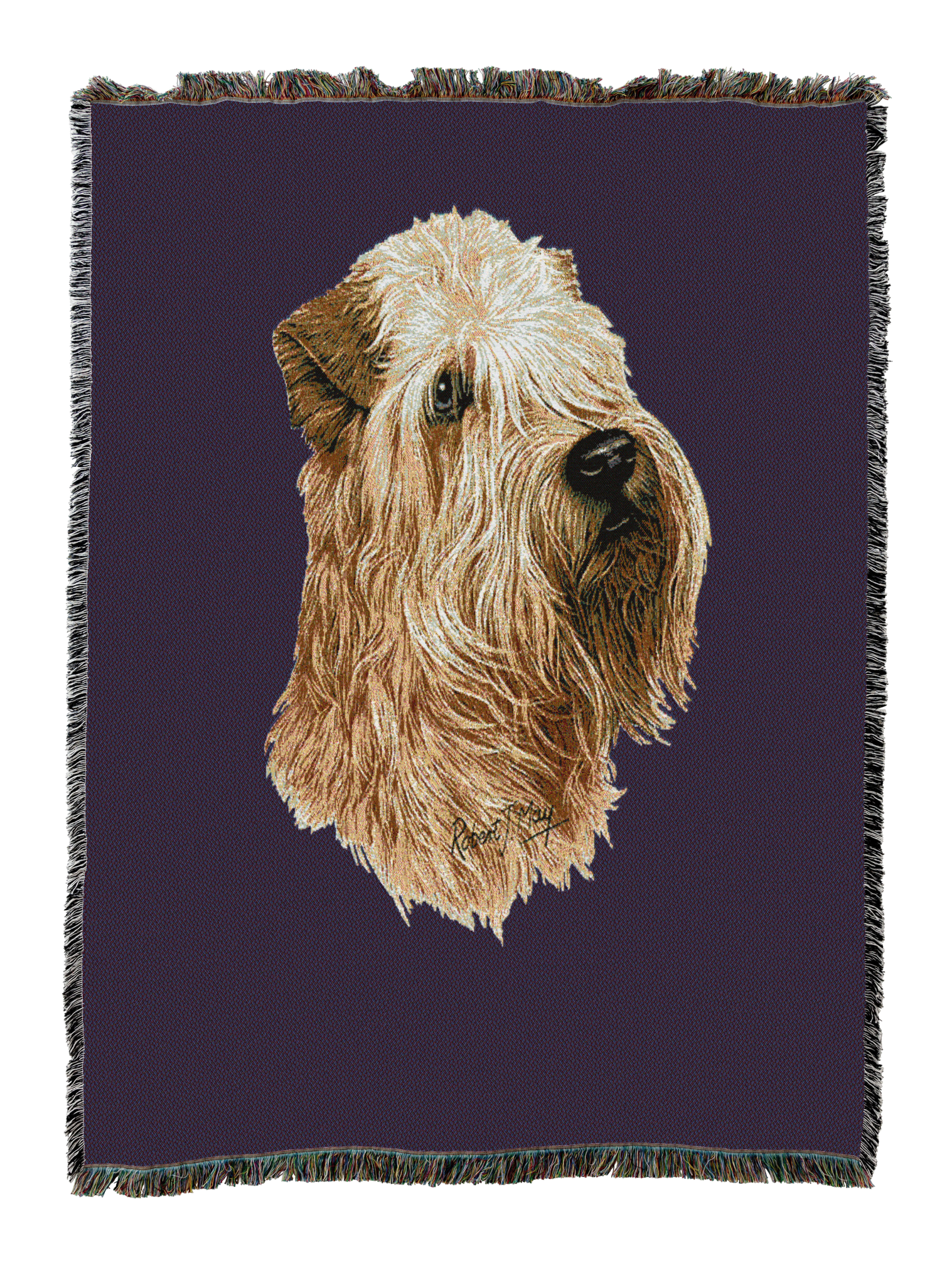 Soft Coated Wheaten Terrier Blanket Purple