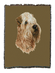 Soft Coated Wheaten Terrier Blanket Sand