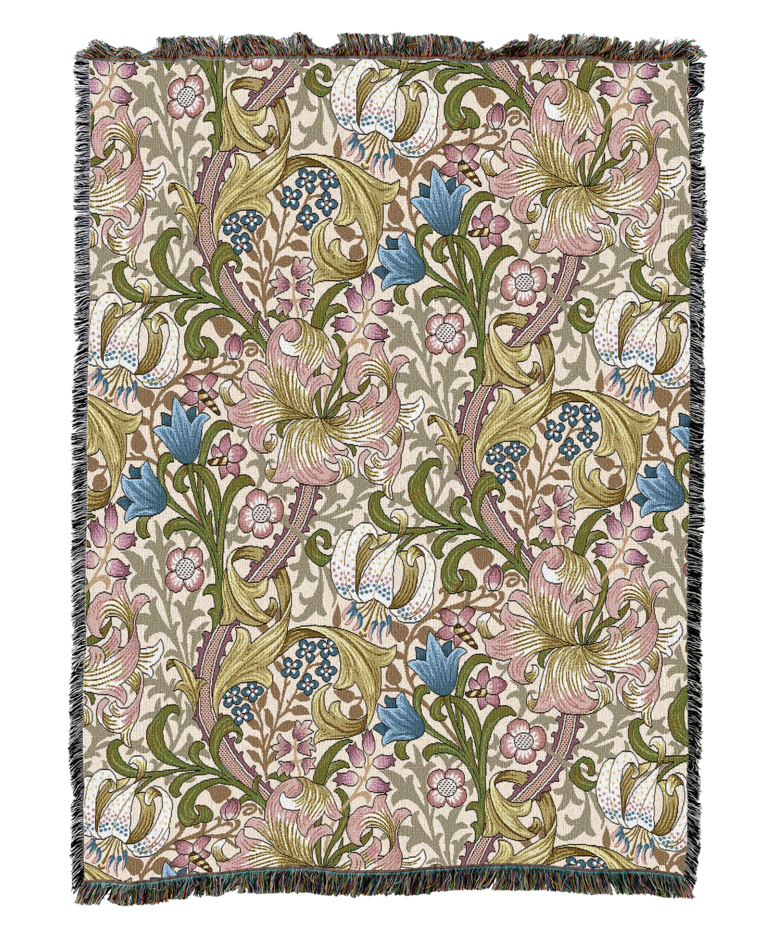 William Morris Golden Lily Pretty In Pink Blanket