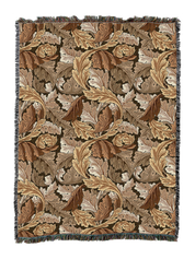 William Morris Acanthus Leaves Blanket