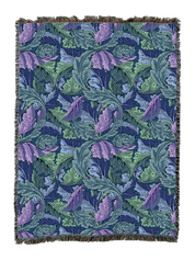 William Morris Acanthus Leaves Blanket