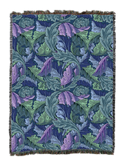 William Morris Acanthus Leaves Blanket