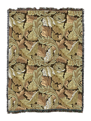 William Morris Acanthus Leaves Blanket