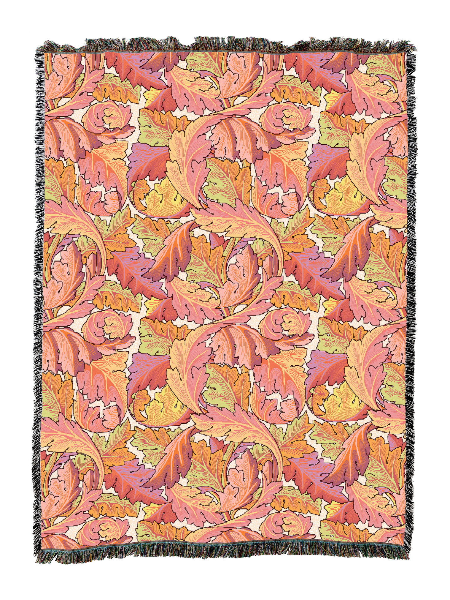 William Morris Acanthus Leaves Blanket