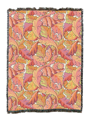 William Morris Acanthus Leaves Blanket
