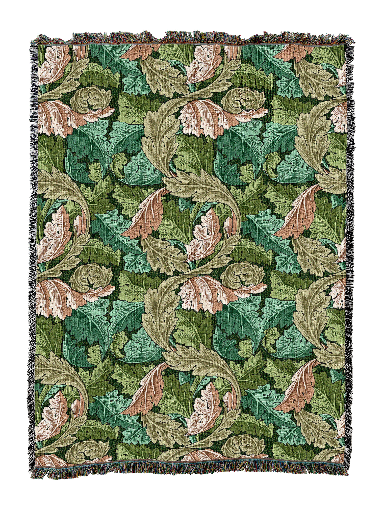 William Morris Acanthus Leaves Blanket