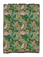 William Morris Acanthus Leaves Blanket