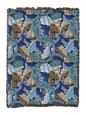 William Morris Acanthus Leaves Blanket