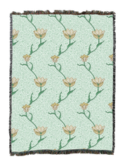 William Morris Garden Tulip Blanket