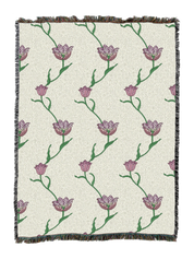 William Morris Garden Tulip Rose Blanket XL