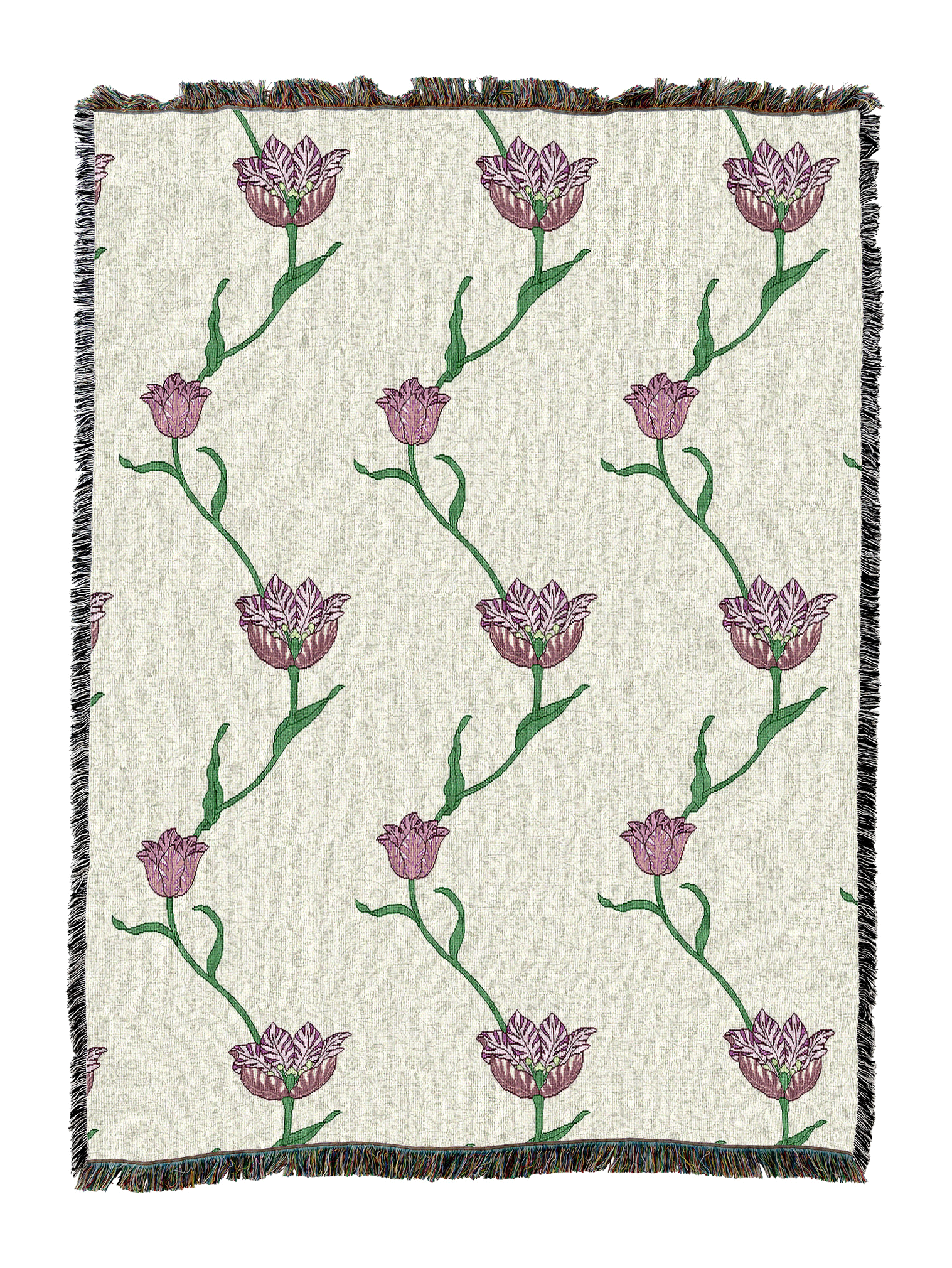 William Morris Garden Tulip Blanket