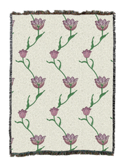 William Morris Garden Tulip Blanket