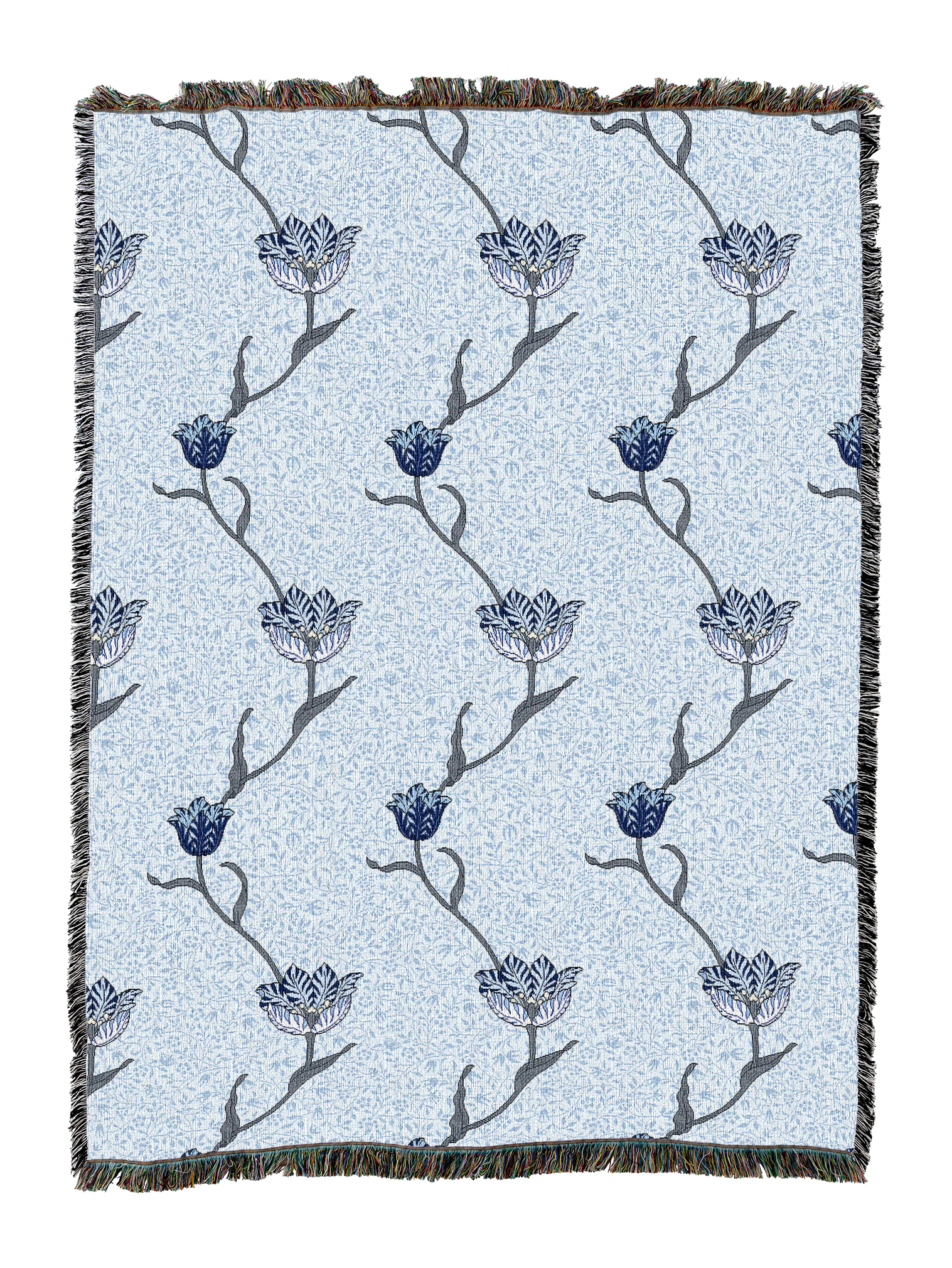 William Morris Garden Tulip Blanket