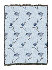 William Morris Garden Tulip Blanket