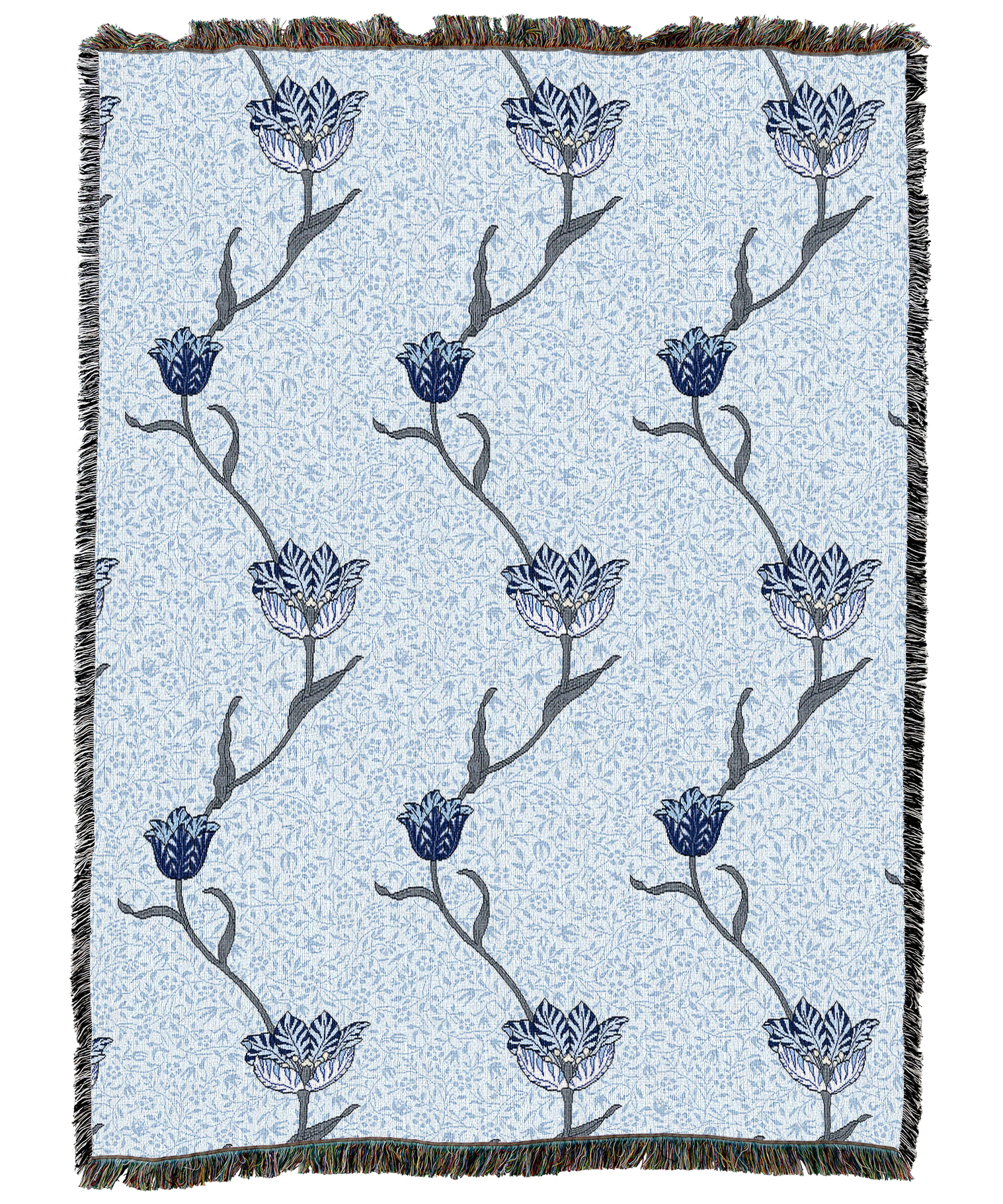 William Morris Garden Tulip Blanket