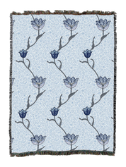 William Morris Garden Tulip Blanket