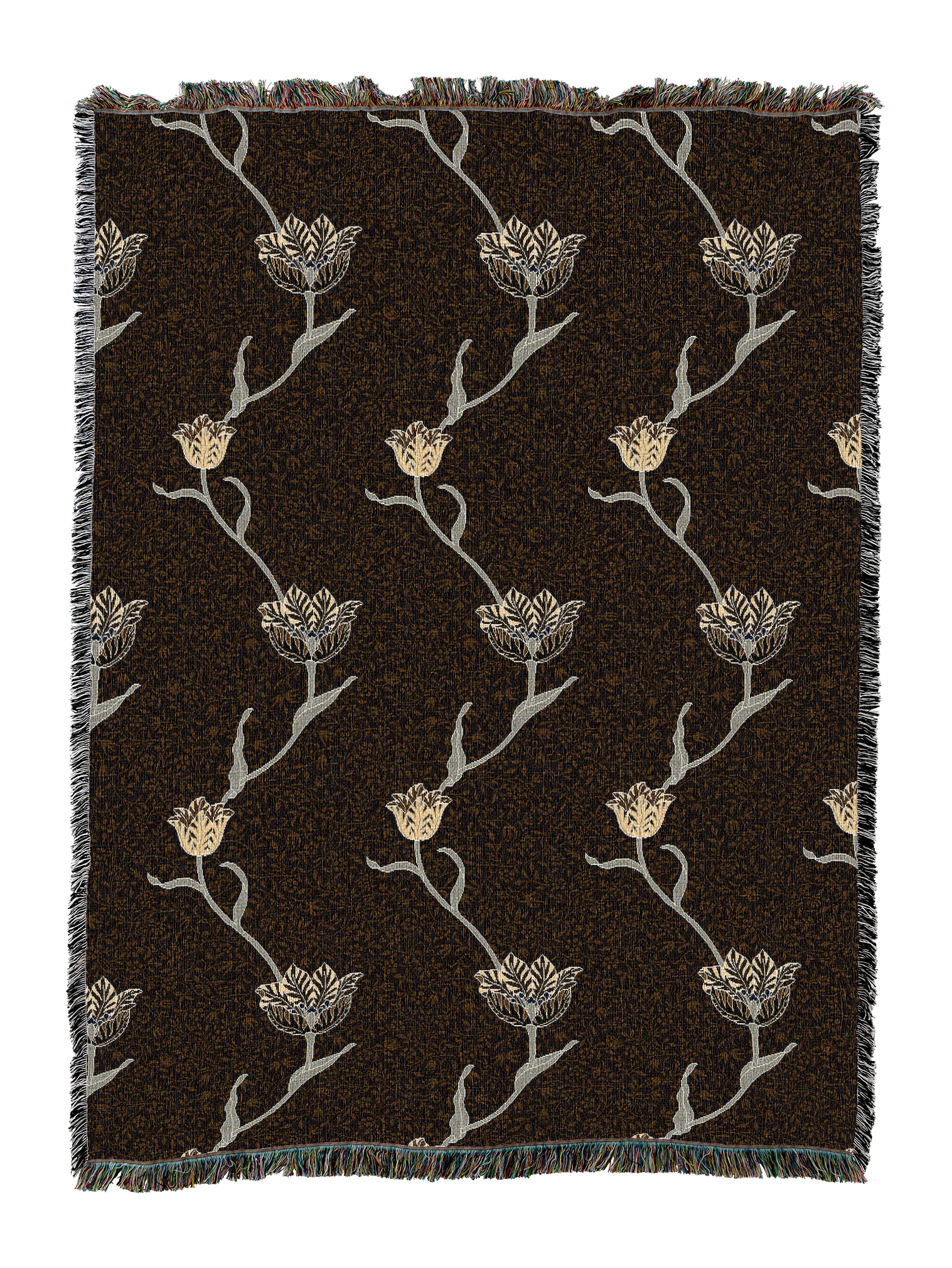 William Morris Garden Tulip Blanket