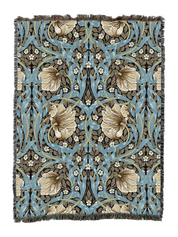 William Morris Pimpernel Vanilla Blanket