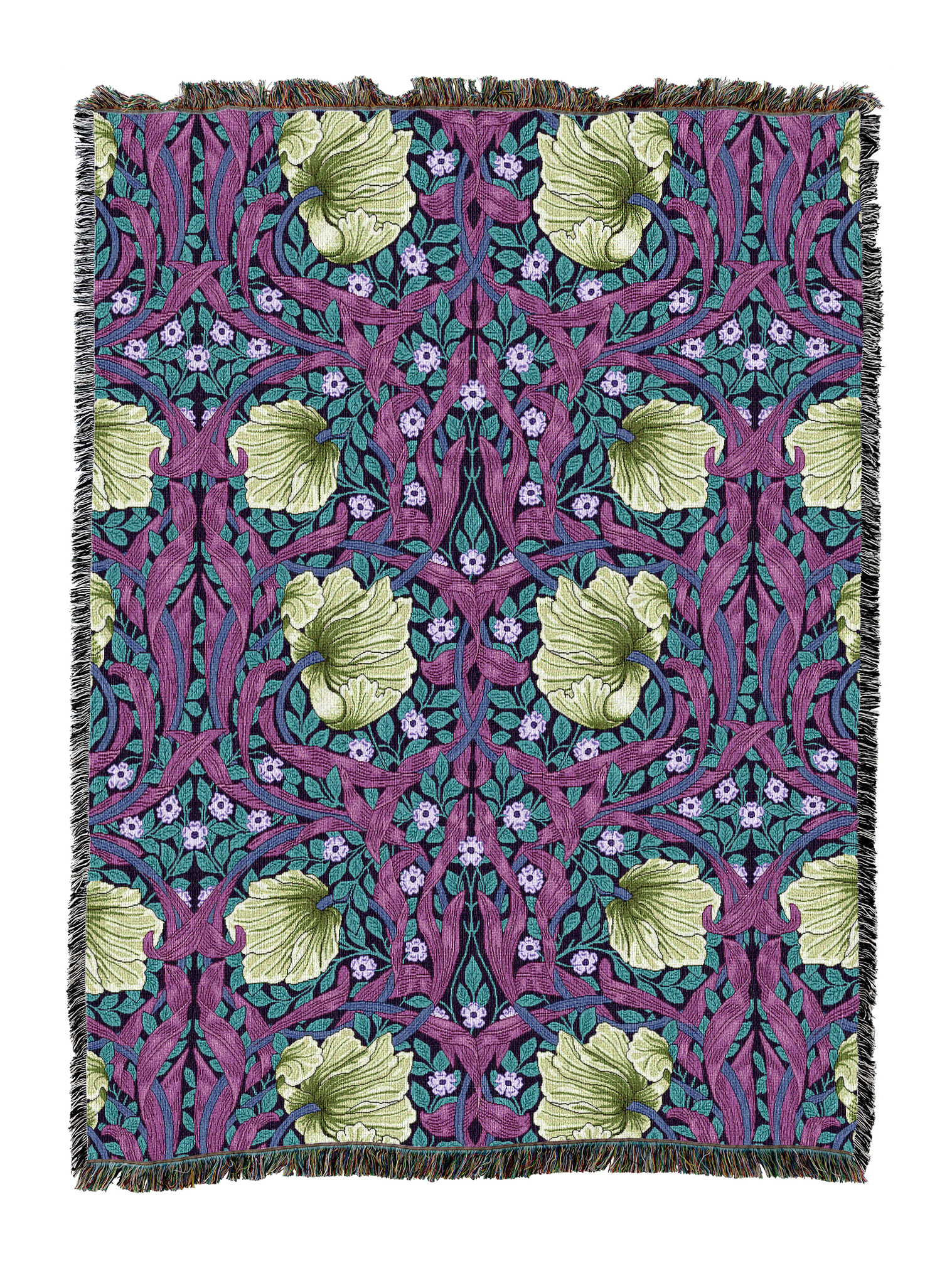 William Morris Pimpernel Peridot Blanket XL