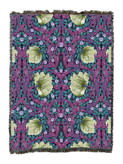 William Morris Pimpernel Peridot Blanket