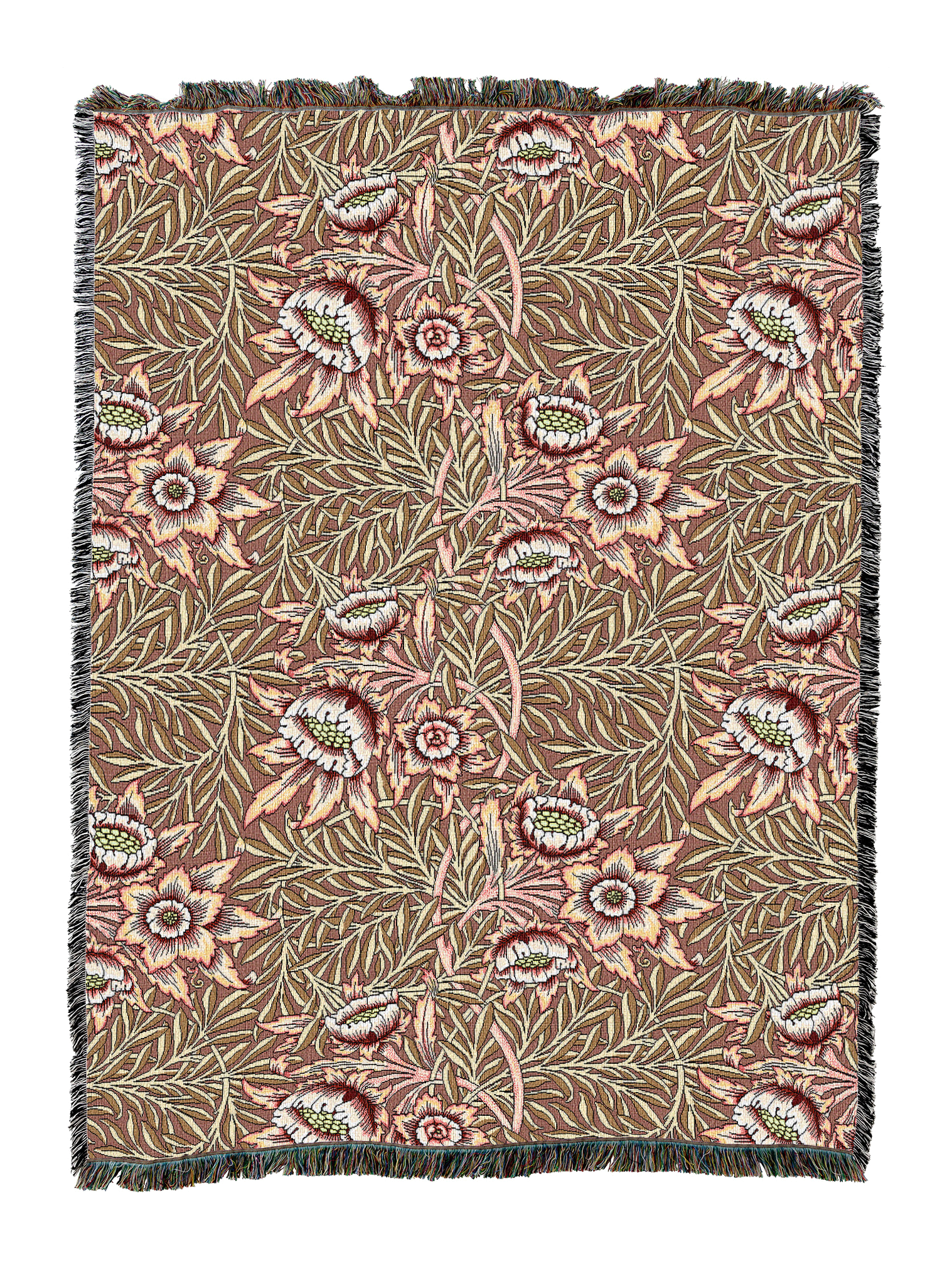 William Morris Tulip And Willow Blanket