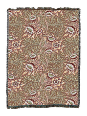 William Morris Tulip And Willow Blanket