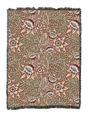 William Morris Tulip And Willow Blanket