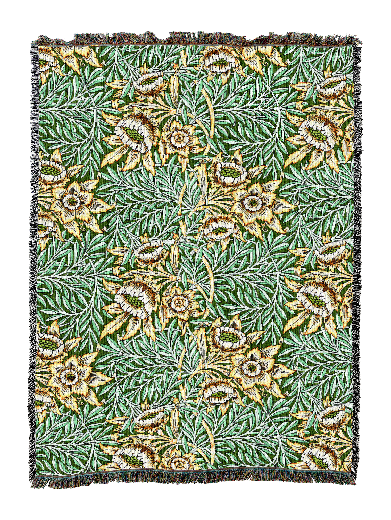 William Morris Tulip And Willow Blanket