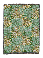 William Morris Tulip And Willow Blanket