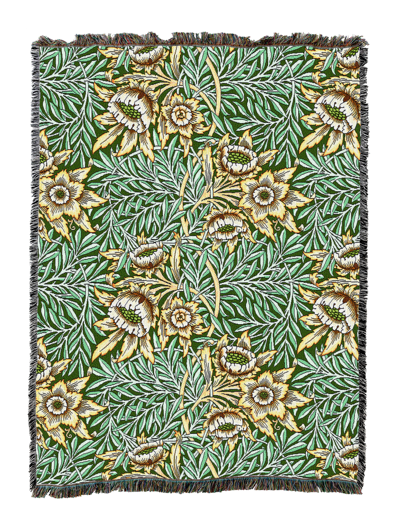 William Morris Tulip And Willow Bay Blanket