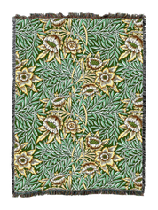 William Morris Tulip And Willow Bay Blanket