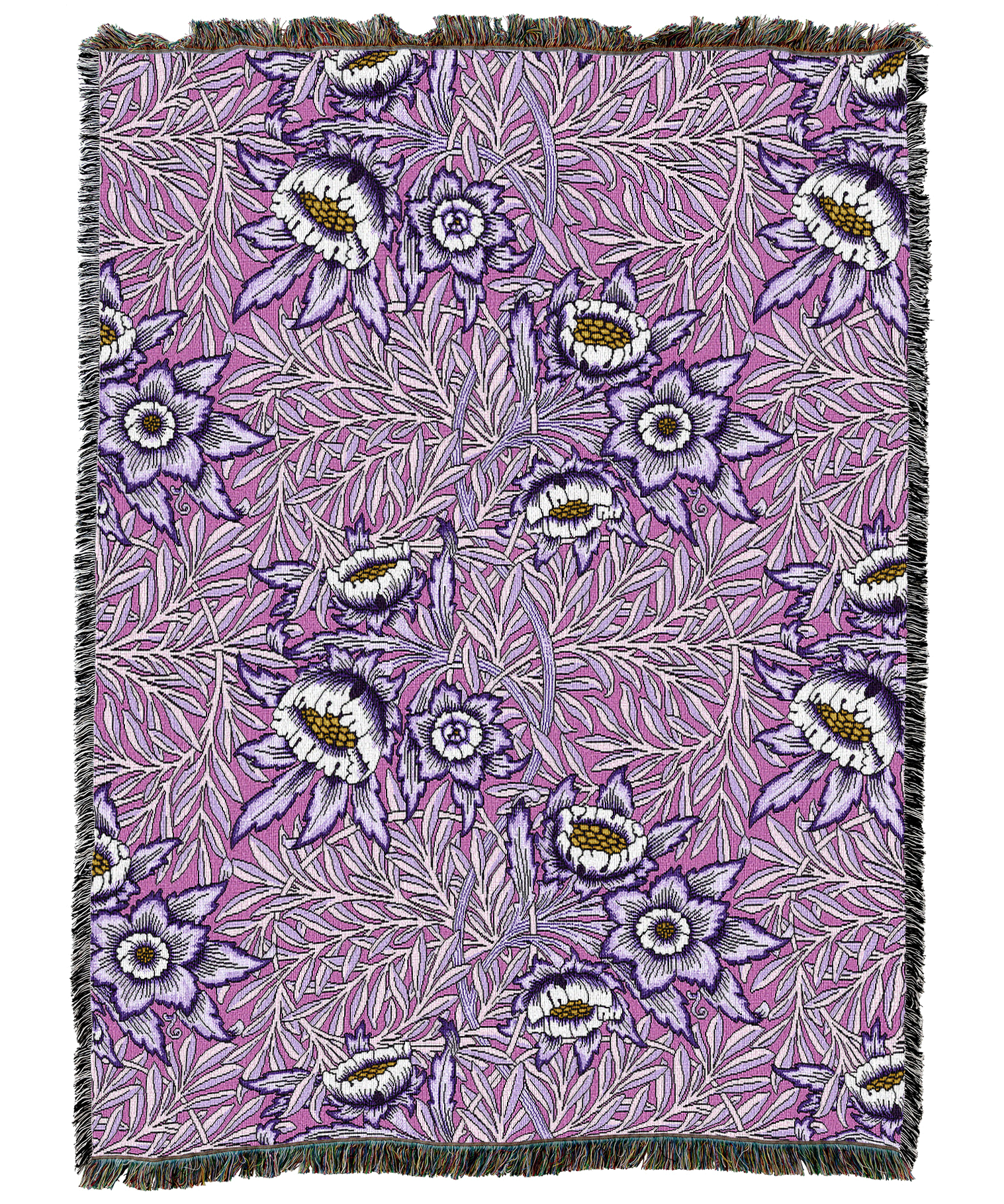 William Morris Tulip And Willow Berry Blanket