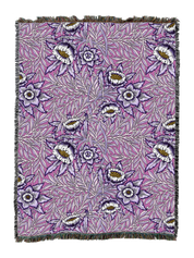 William Morris Tulip And Willow Berry Blanket