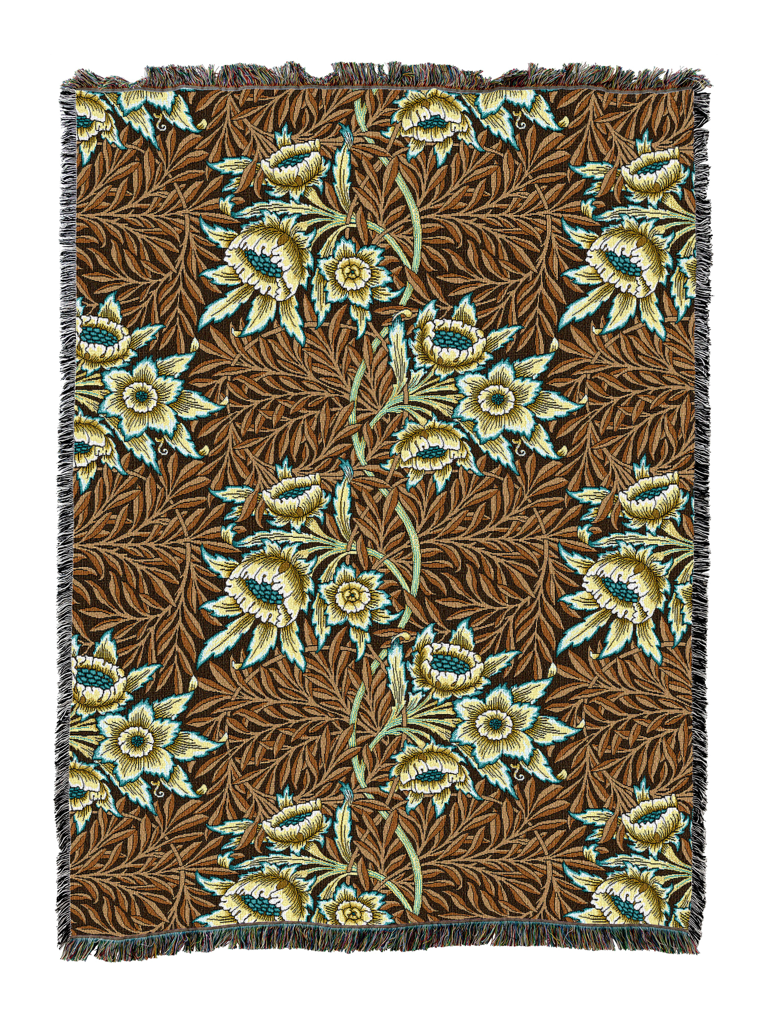 William Morris Tulip And Willow Blanket