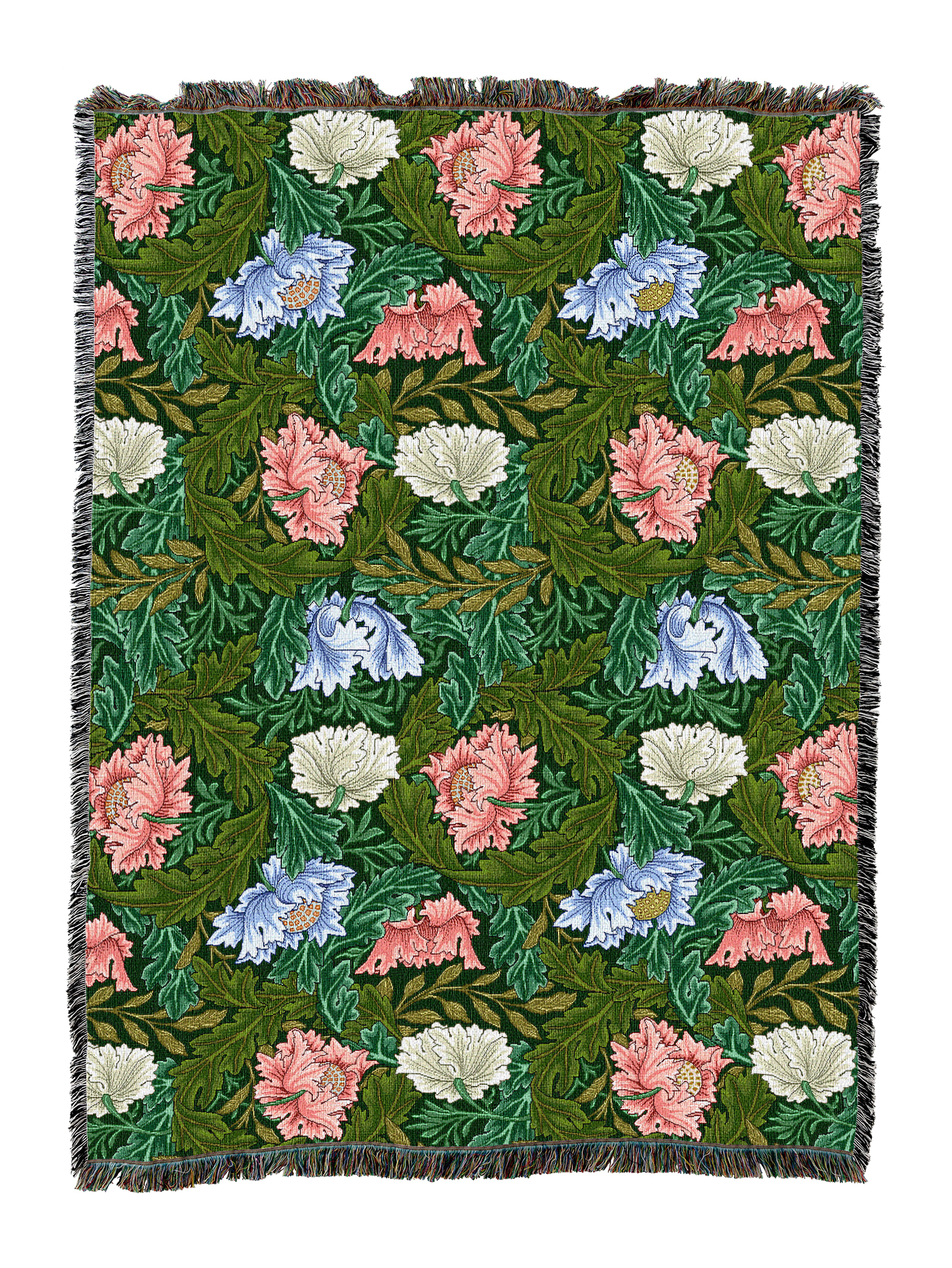 William Morris Wreath Blanket