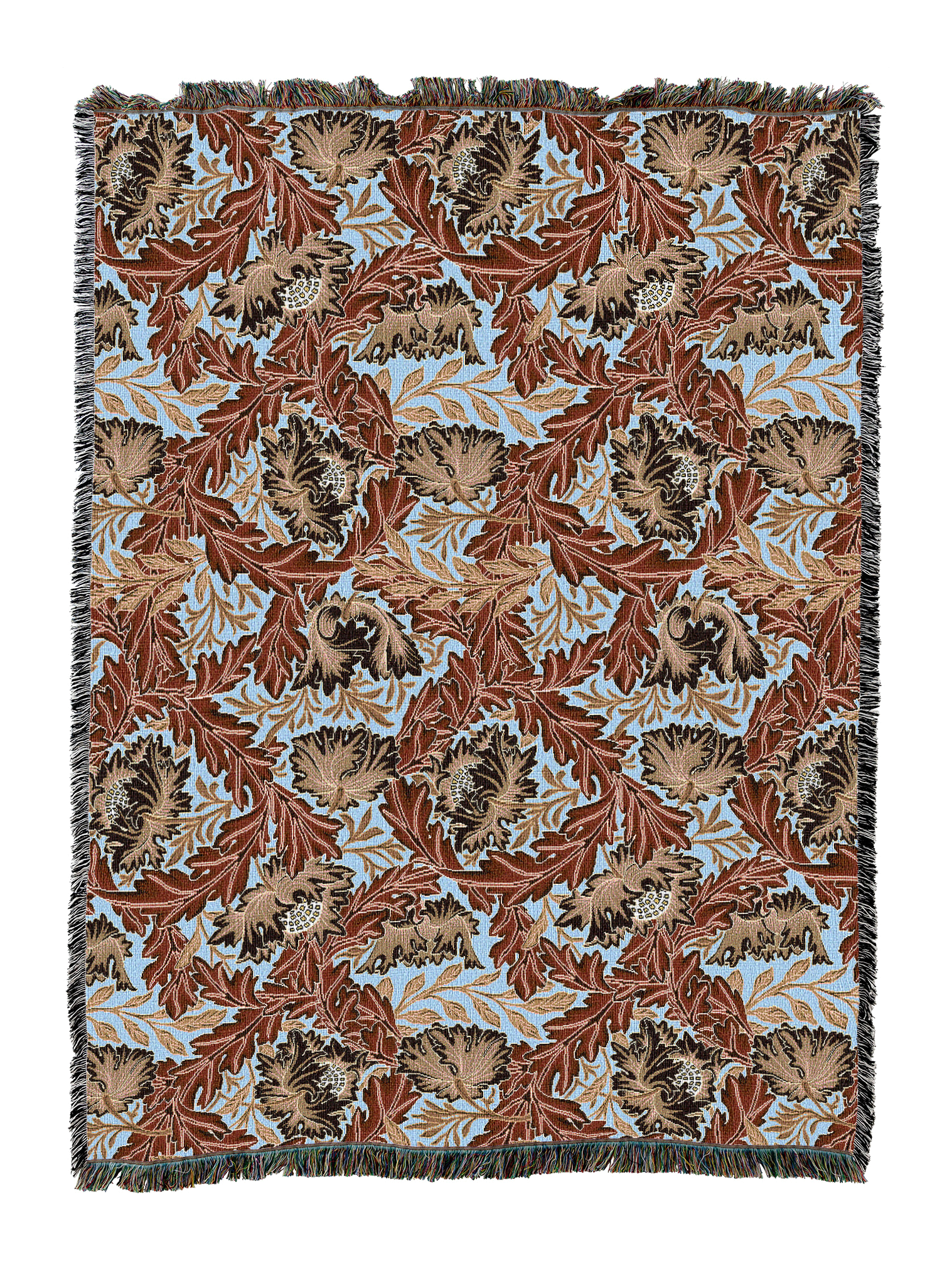 William Morris Wreath October Blanket XL