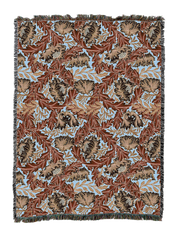 William Morris Wreath Blanket