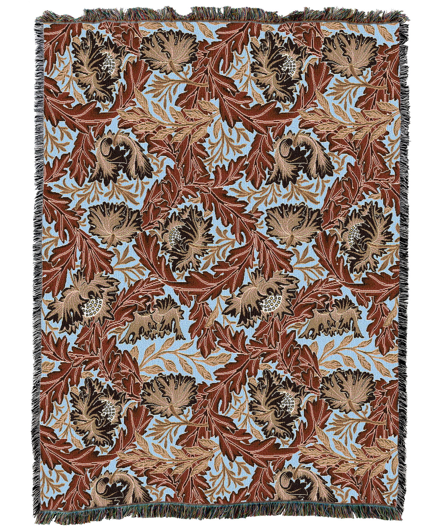 William Morris Wreath Blanket