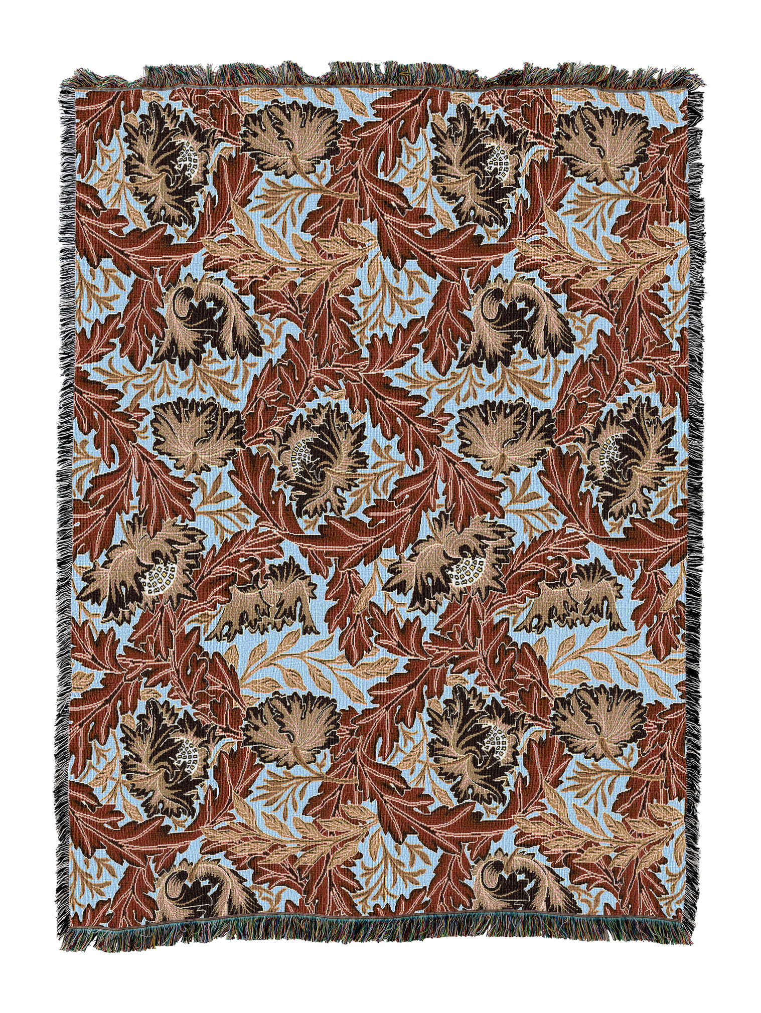 William Morris Wreath Blanket