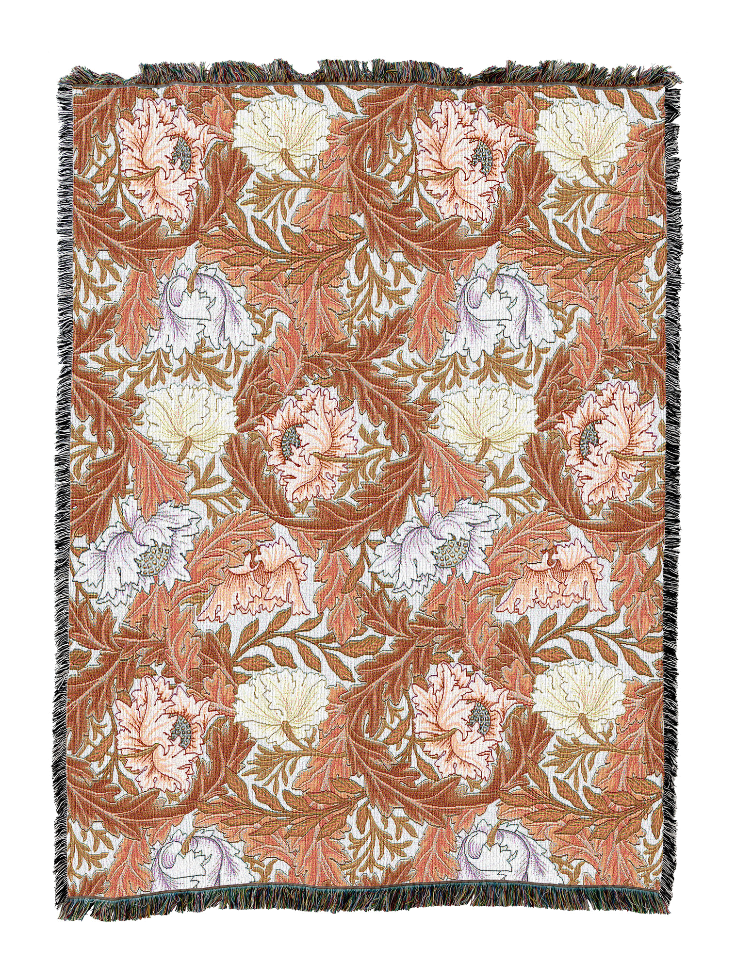 William Morris Wreath Blanket