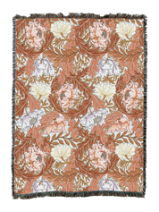 William Morris Wreath Blanket